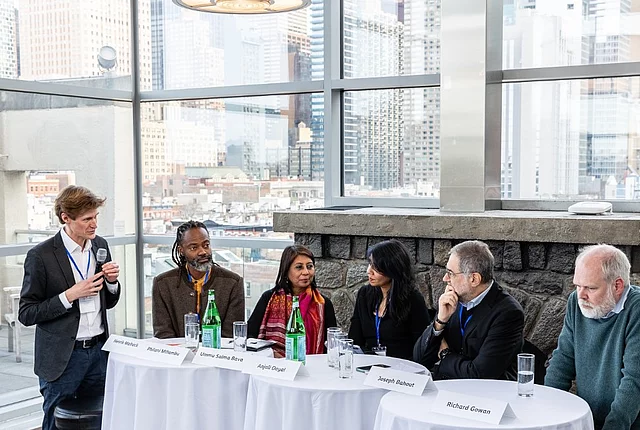 Maihack speaking during the NSFF in New York