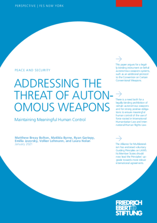 Addressing the threat of autonomous weapons