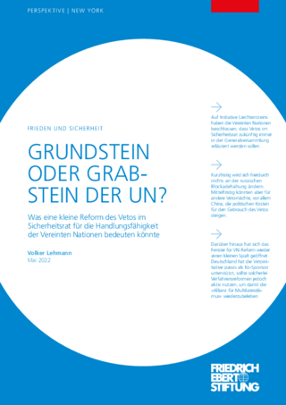 Grundstein oder Grabstein der UN?