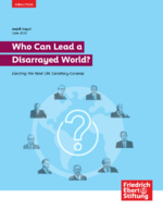 Who can lead a disarrayed world?